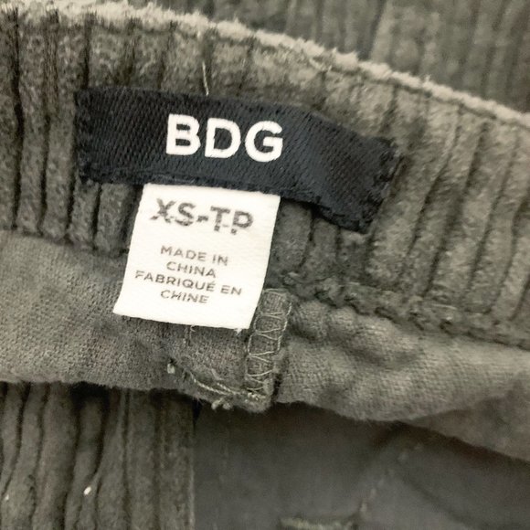 BDG Skirt Women Extra Small Grey Corduroy Frayed Mini Casual Bottoms Urban Out - Picture 6 of 8